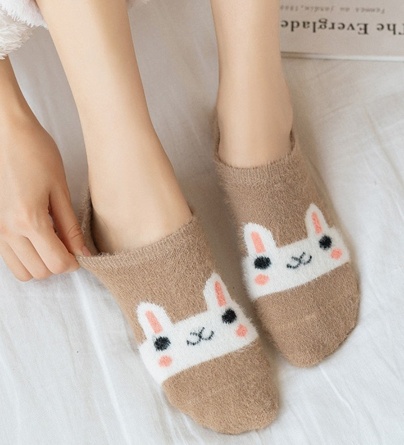 Chaussette Pilou Pilou lapin beige