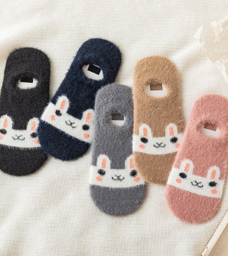 Chaussette Pilou Pilou lapin gris