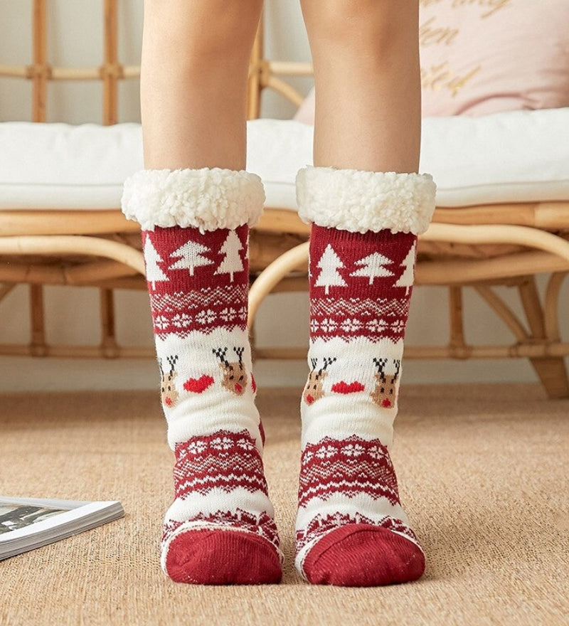 chaussette pilou noel