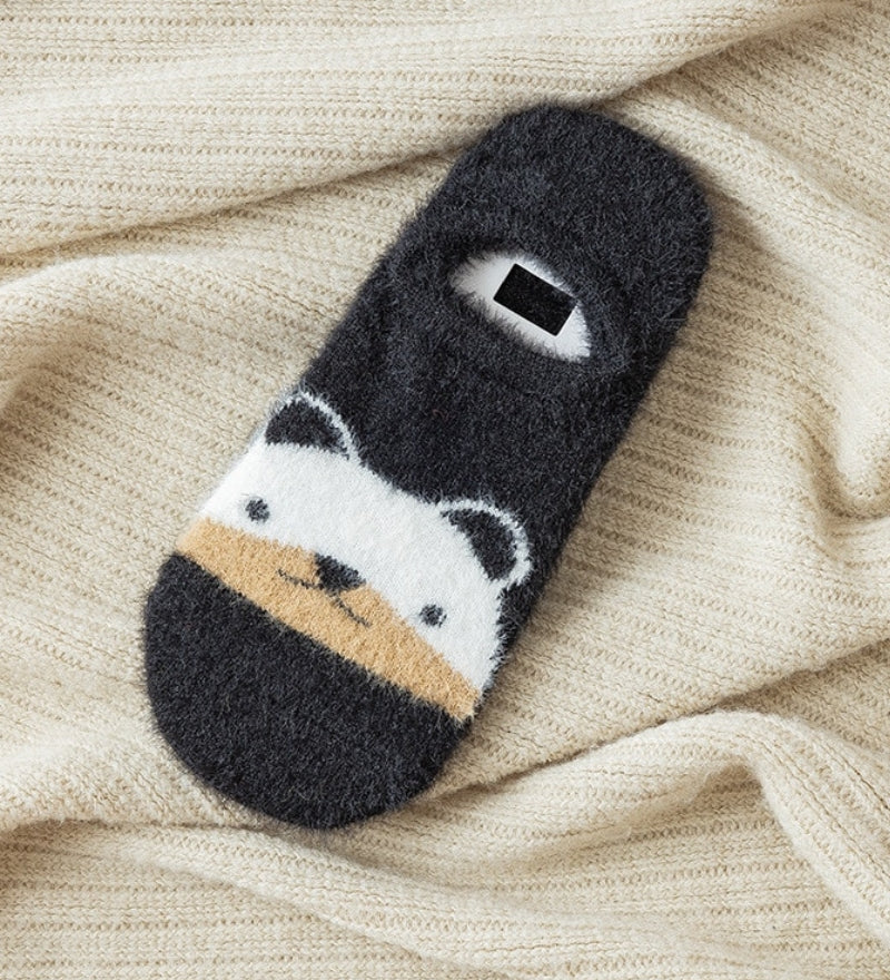 Chaussette Pilou Pilou panda noir