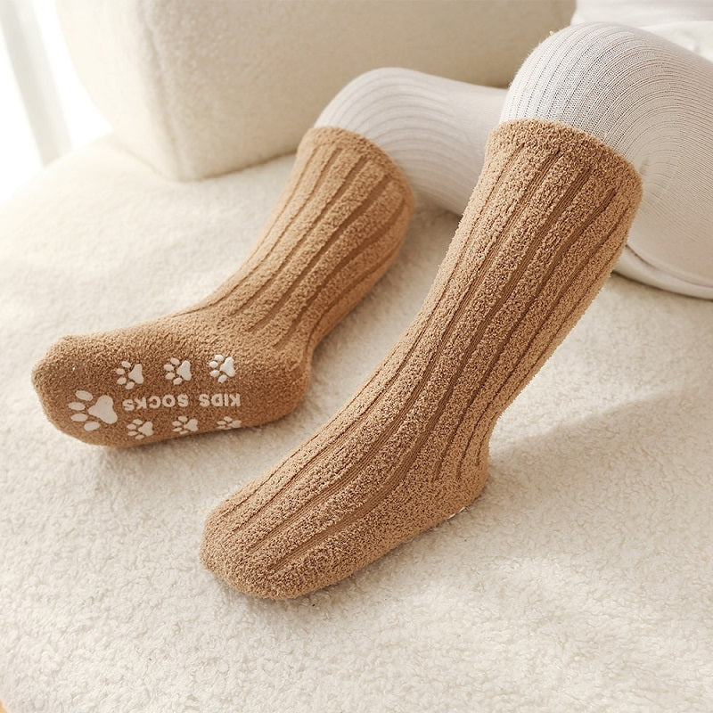 Chaussette polaire mi-haute pour enfant
