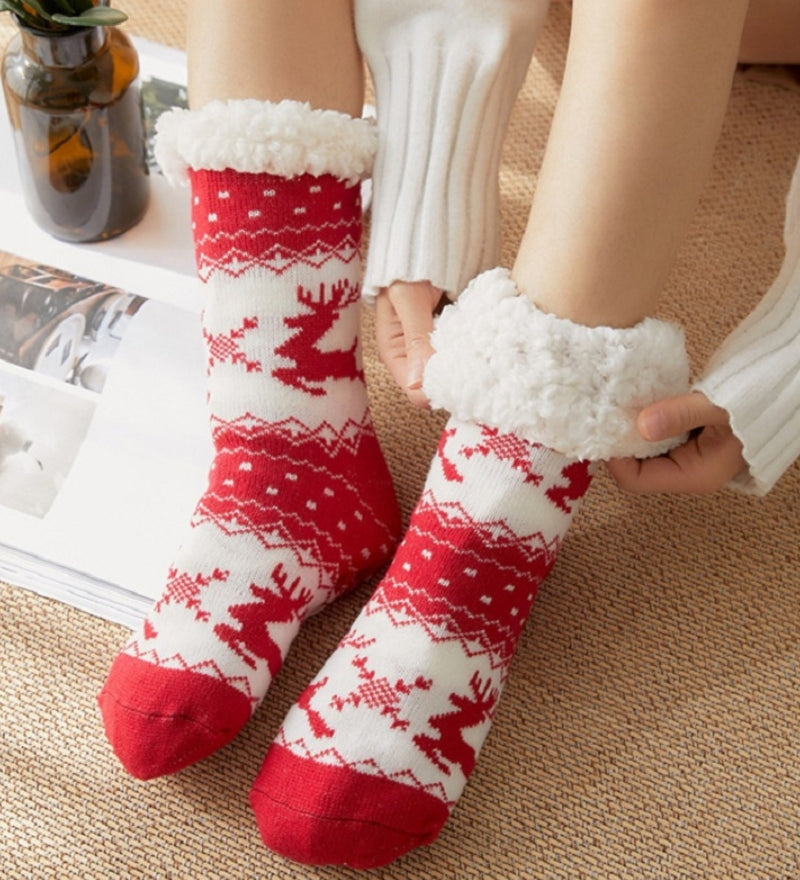 chaussette antidérapante noel