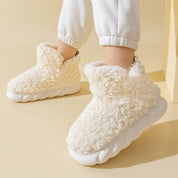 Chausson cocooning couleur crème