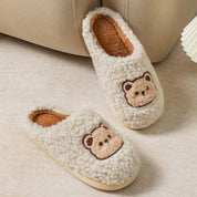 Chausson peluche adulte