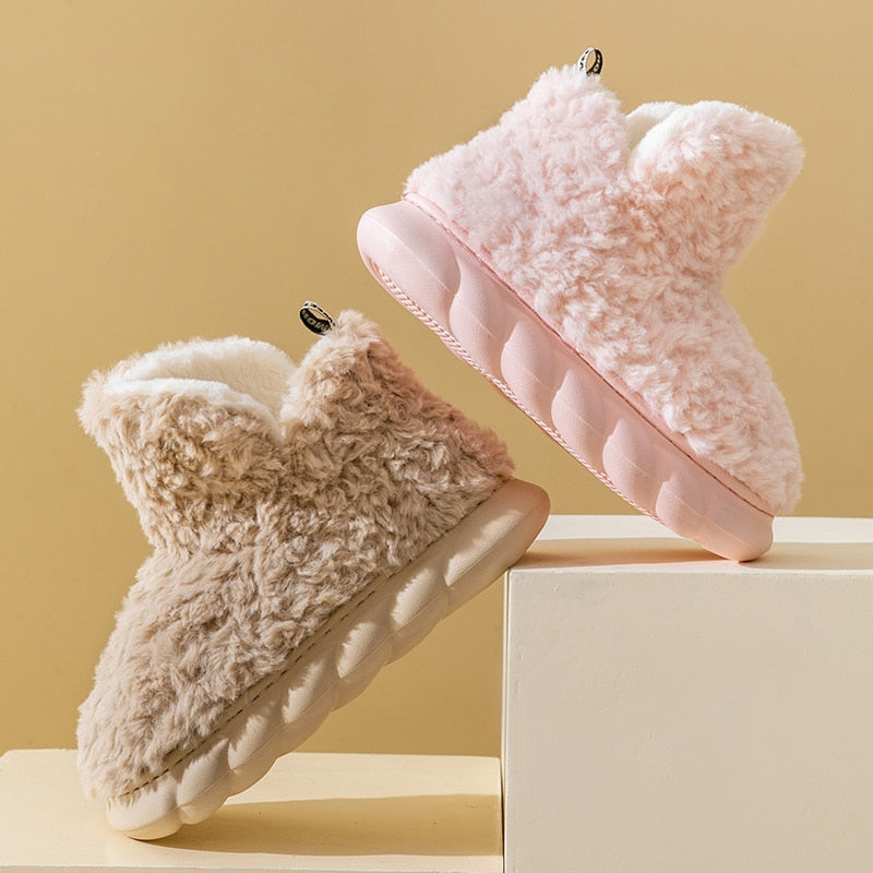 chaussons peluche