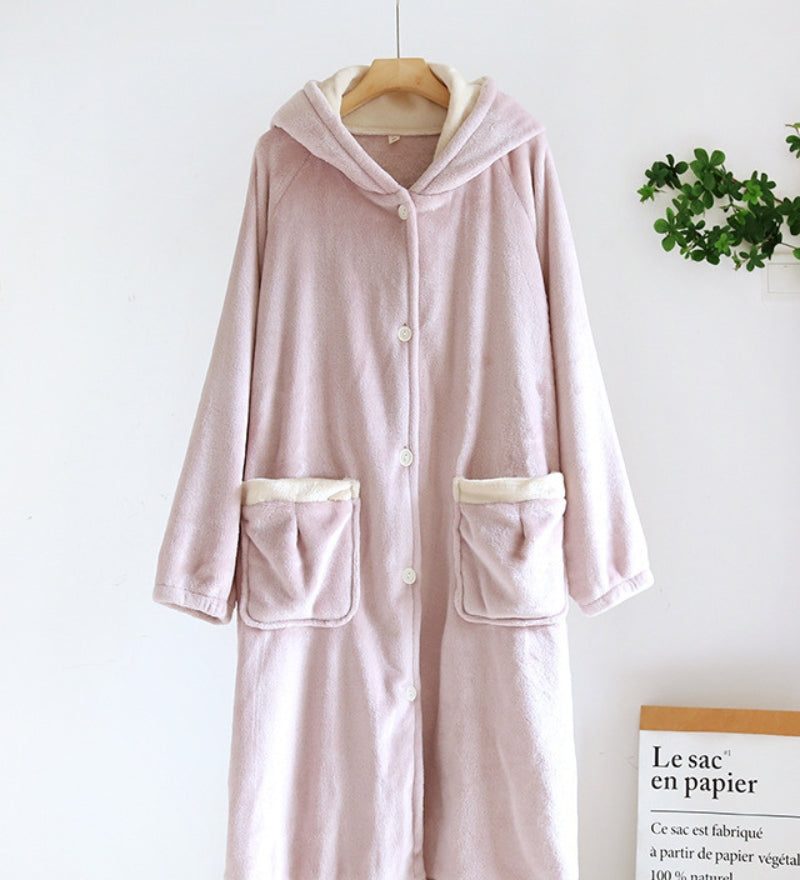 Chemise de nuit chaude