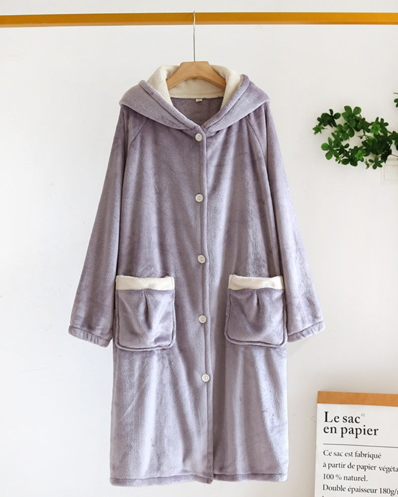 Chemise de nuit molletonnée
