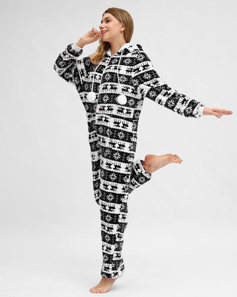 combinaison pyjama moumoute