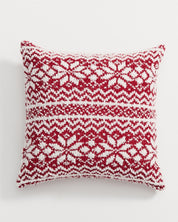 coussin rouge Noël