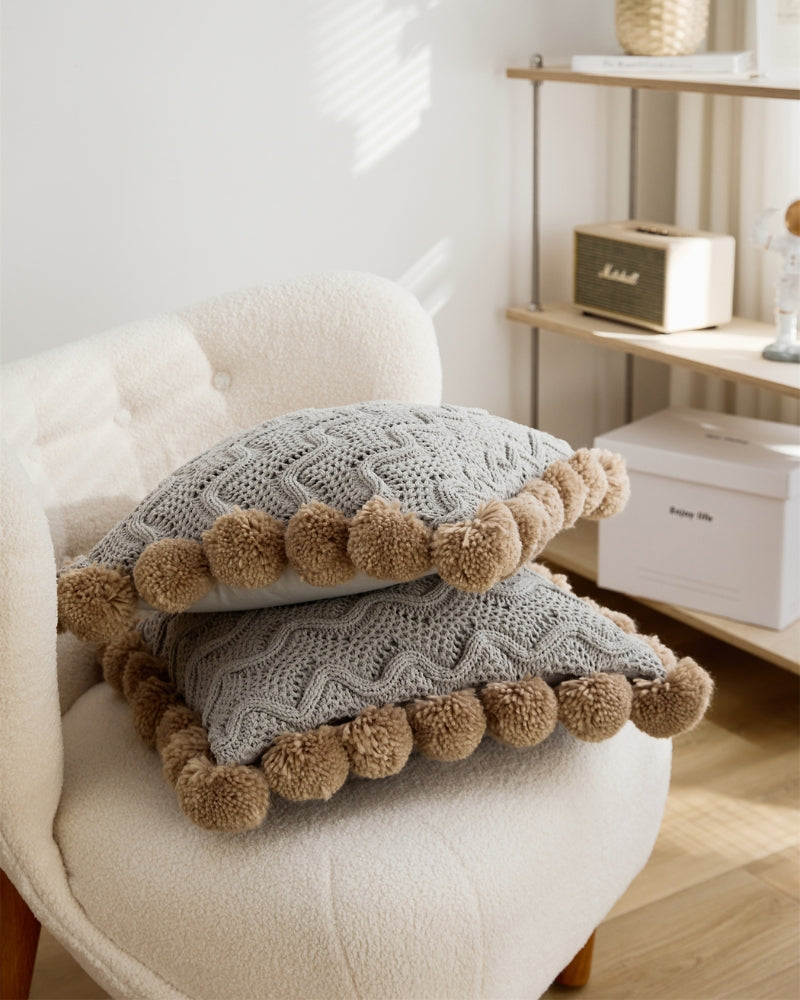 coussin peau de mouton