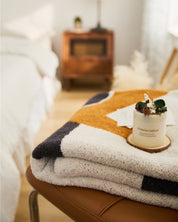 couverture fausse fourrure luxe