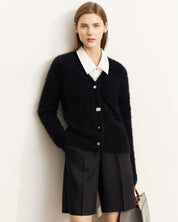 Gilet doux de couleur noire
