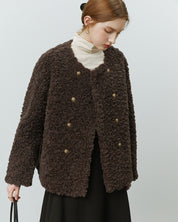 Gilet duveteux femme