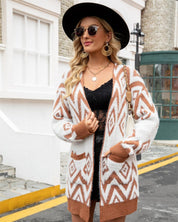 Gilet long polaire femme