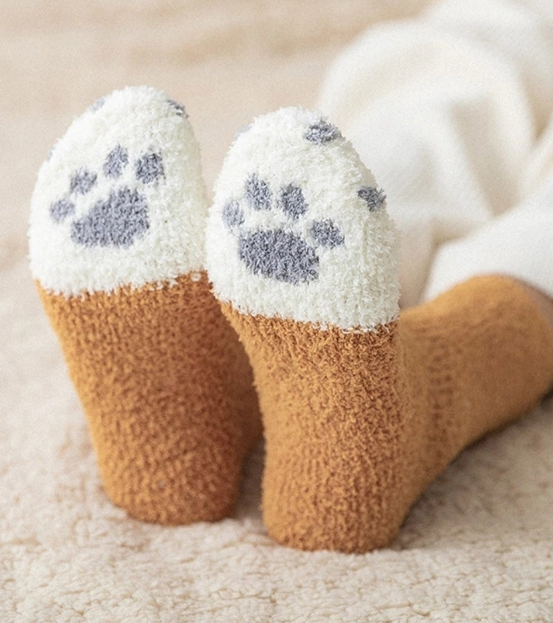 Grosse chaussette en laine