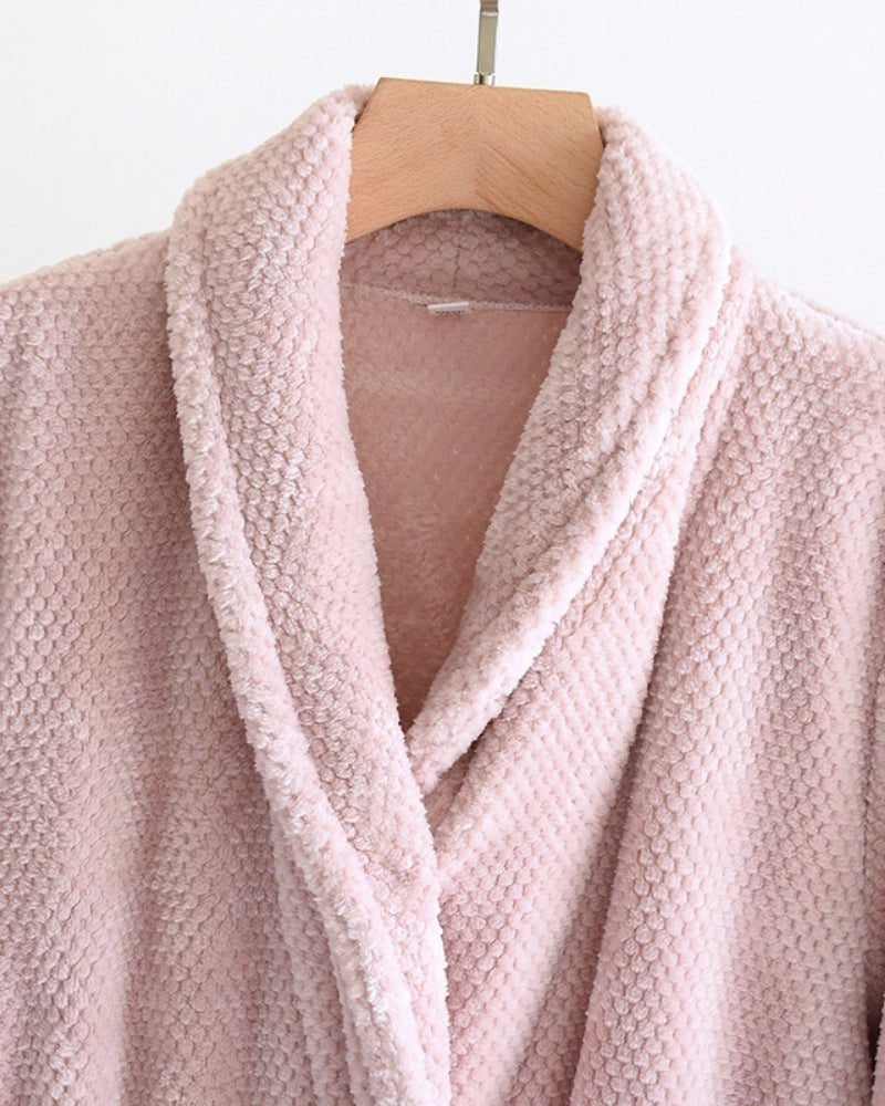 peignoir doux personnalisé