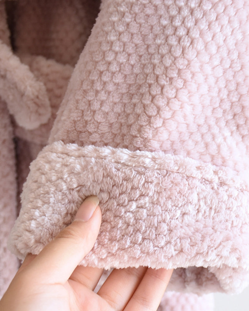 peignoir de bain femme doux