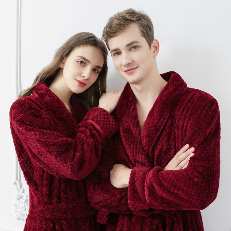 peignoir en pilou homme