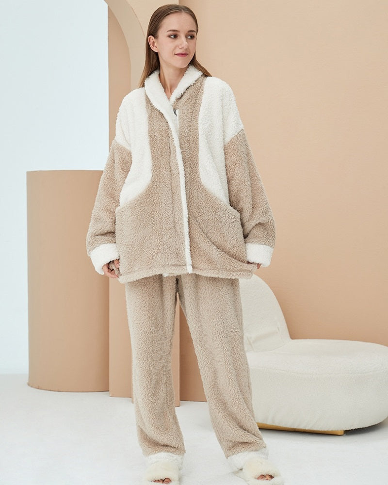 Pilou pyjama chaud femme