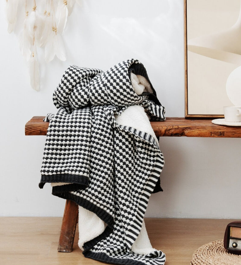 Plaid cocooning canapé