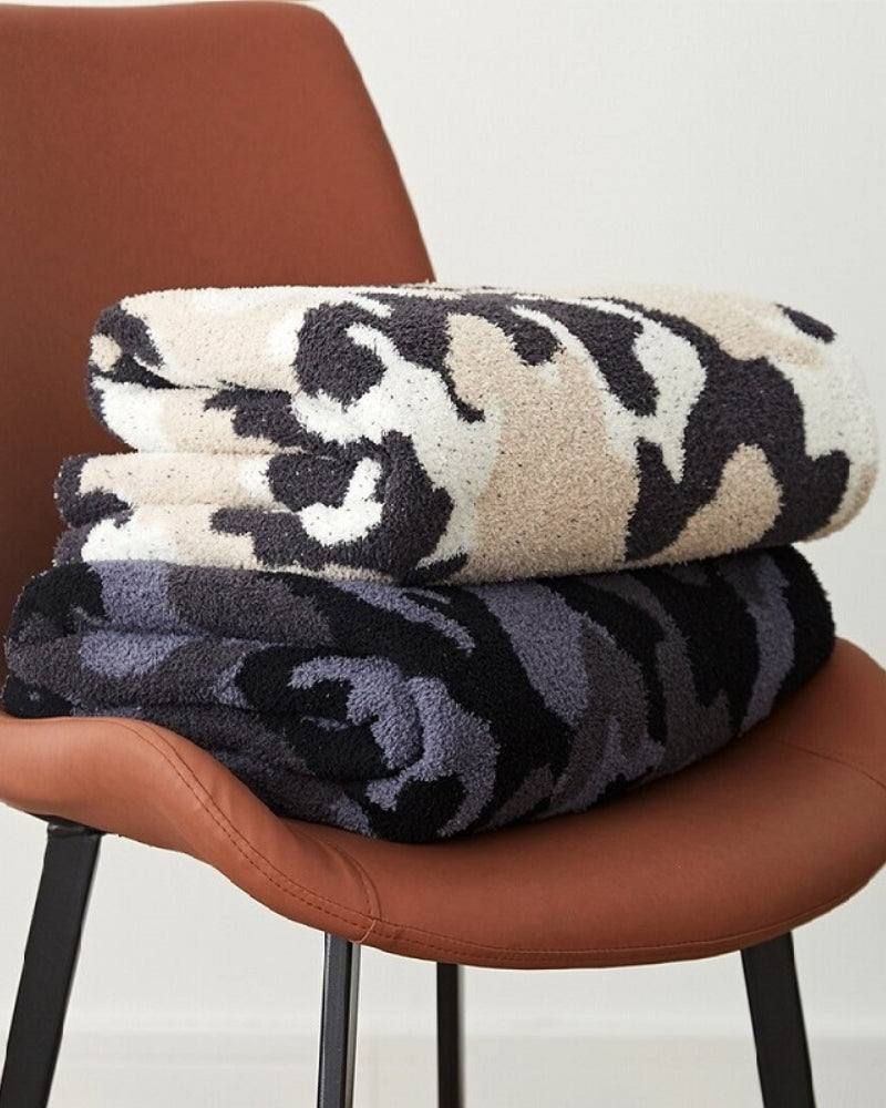 plaid fourrure noir maison du monde