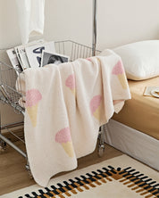 plaid matelassé coton