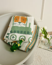 plaid en tissu molletonné