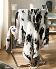 plaid mouton blanc