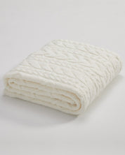 ikea plaid polaire blanc