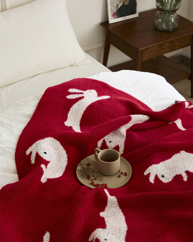plaid motif animaux