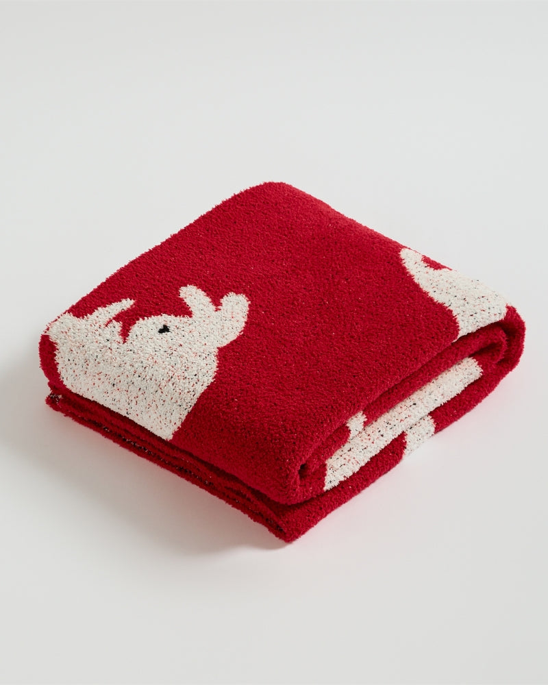 plaid polaire avec dessin animaux