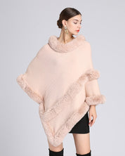 poncho chale femme chaud