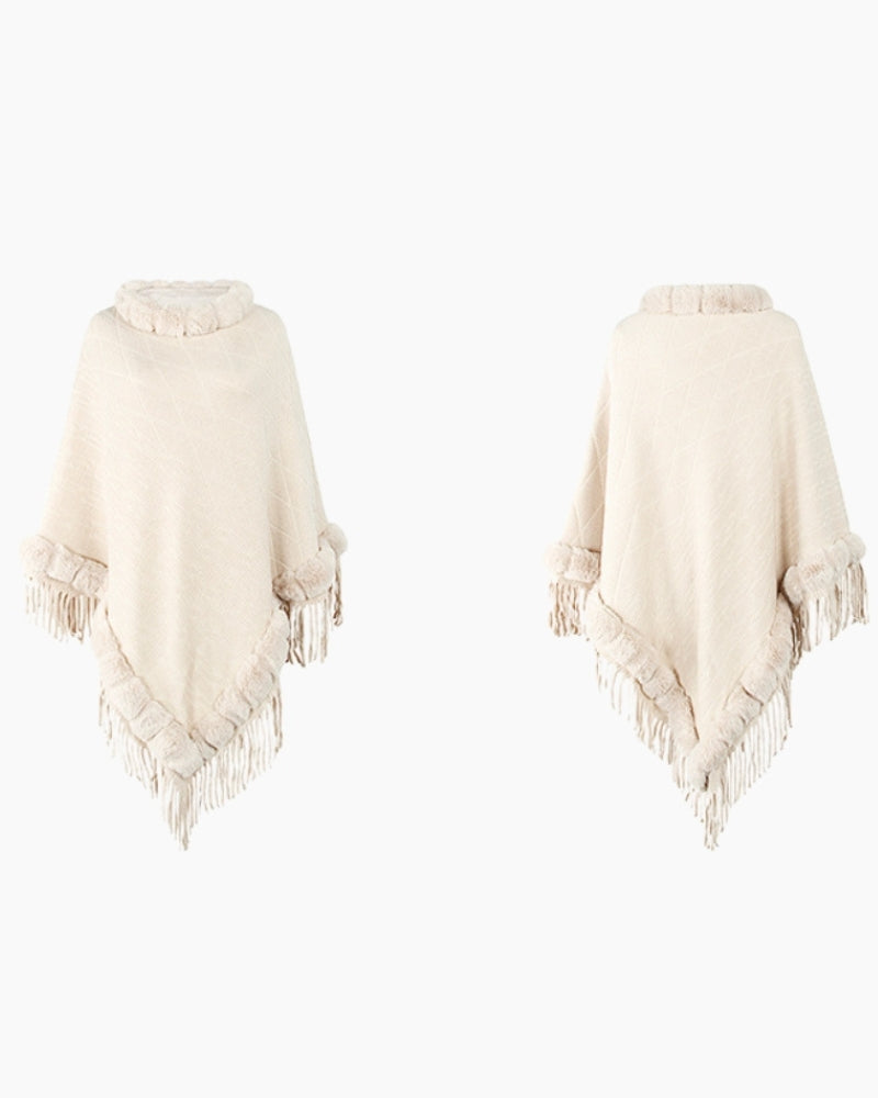 poncho femme pilou