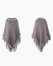 poncho pilou femme