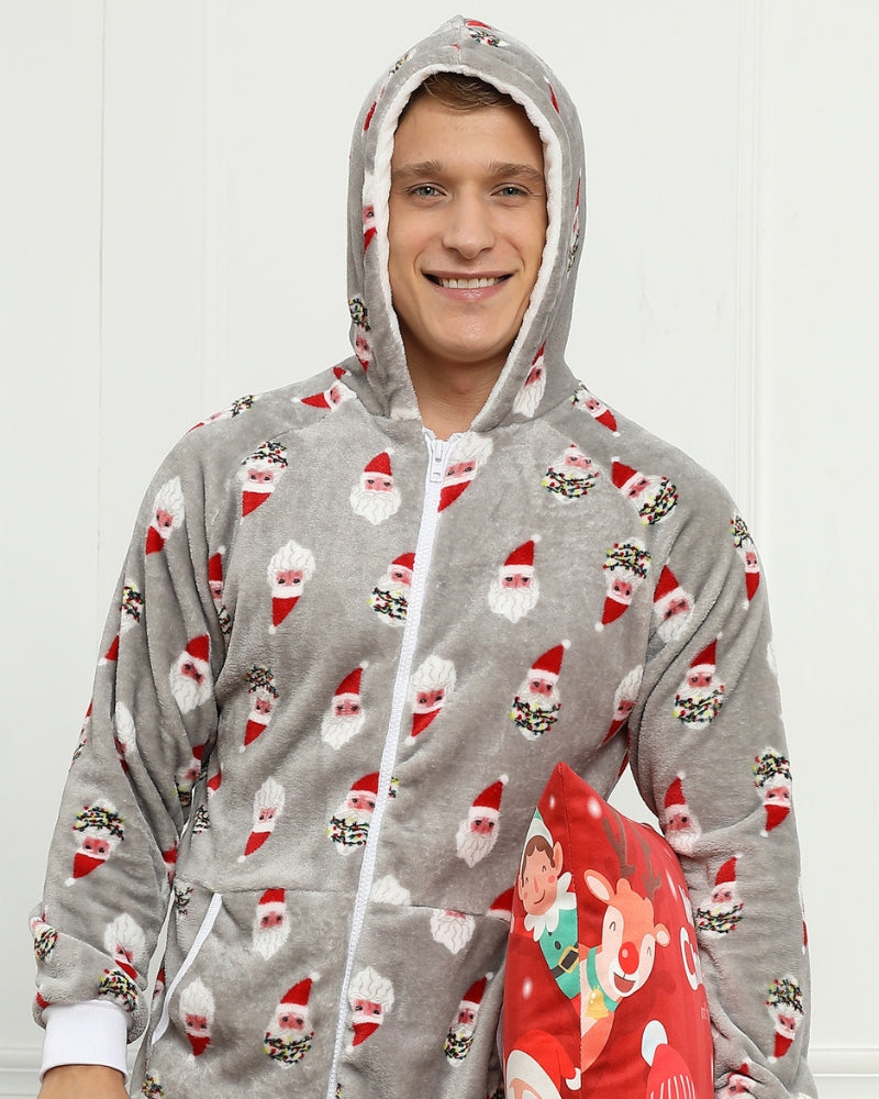 Combinaison Pyjama Zeiayuas Homme Grenouillere Homme Combi Pyjama à Capuche Onesie Tout En Un Chaud En Polaire Rompe Sleepwear Ample Comfortable Tenue De Maison Confortable Combinaison Pyjama Zeiayuas Homme Grenouillere Homme Combi Pyjama à Capuche Onesie Tout En Un Chaud En Polaire Rompe Sleepwear Ample Comfortable Tenue De Maison Confortable