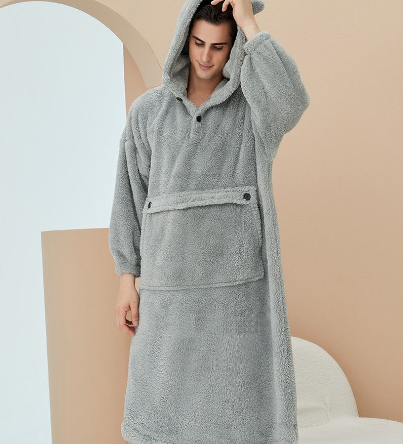 Robe de chambre chaude homme