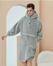 robe de chambre homme chaude et longue