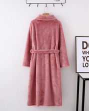 Robe de chambre très chaude en laine de Pilou pour femme