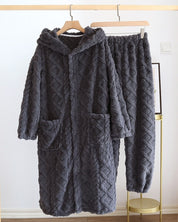 Robe gris anthracite en matière Pilou Pilou